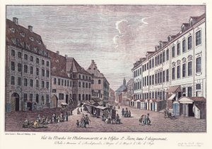 Gezicht op de Molkenmarkt in Oud-Berlijn